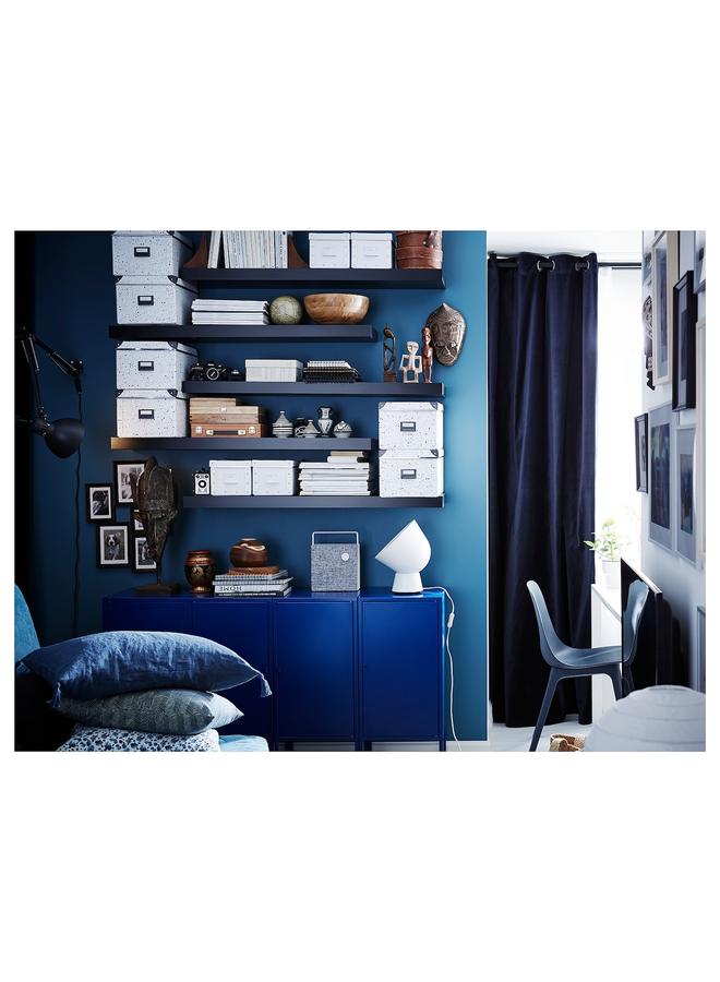 erorex Wall shelf, black-brown, 110x26 cm - Image 3