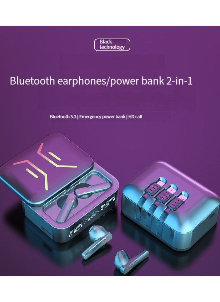 SAB In ear Bluetooth earphones - low latency/stereo sound/can charge mobile phones  - Image 2
