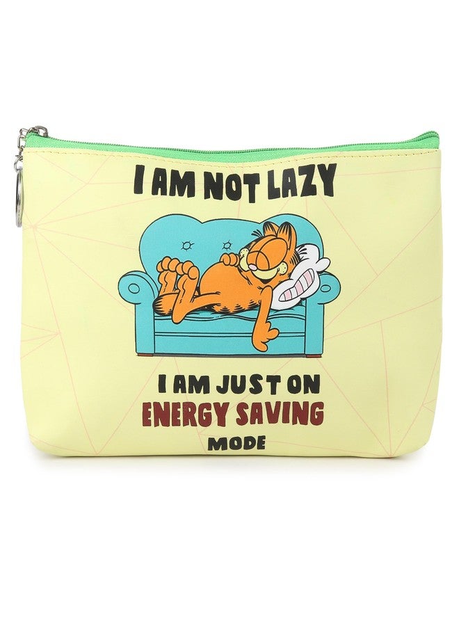 حقيبة جيادا متعددة الاستخدامات مزينة باقتباسات مرحة، مثالية للسفر، ومستحضرات التجميل، والمكتب، والقرطاسية، والأجهزة الإلكترونية، والنقود، وحقيبة اليد. حقيبة كبيرة أنيقة لمستحضرات التجميل/المكياج/الاستخدامات المتعددة، مناسبة للفتيات/الجامعة/المدرسة - تصميم 02