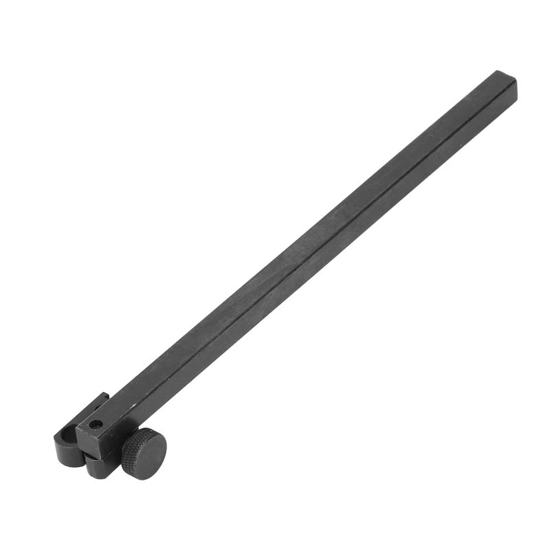 9x9x200mm Industrial Tools Height Gauge Adaptor with Clamp Square Dial Gauge Extension Connecting Rod Clamp - Image 1