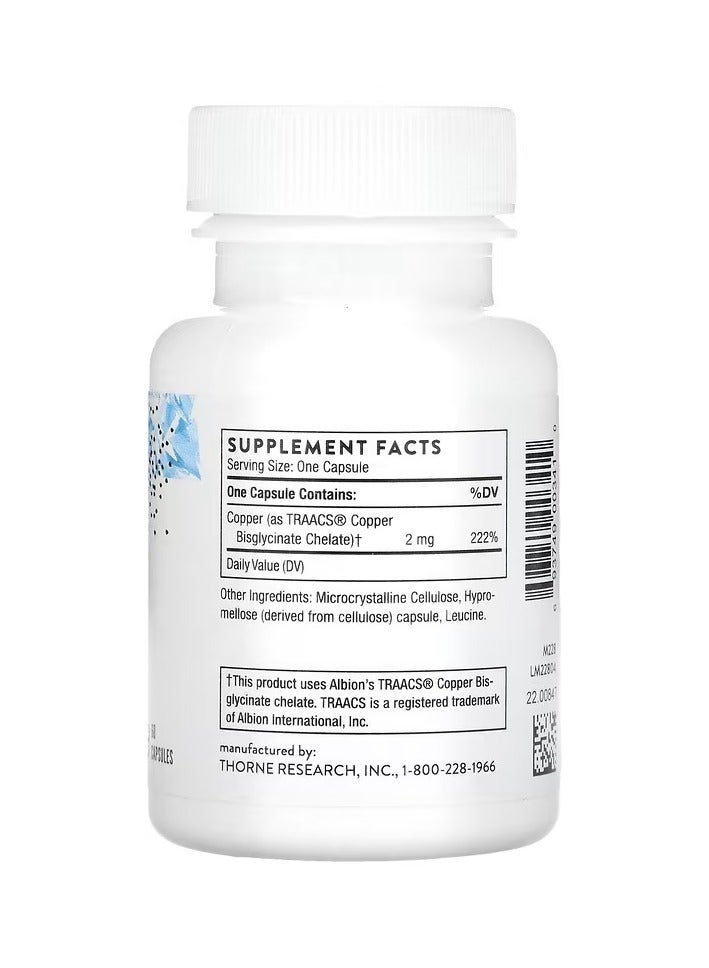 ثورن بيسغليسينات النحاس 60 كبسولة - Image 2