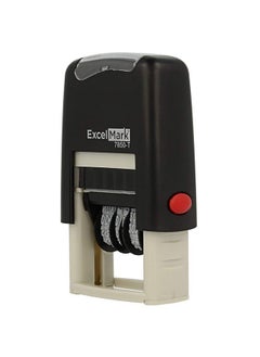 ExcelMark Expiration Date Excelmark Selfinking Rubber Date Stamp Compact Size Black Ink  - Image 4