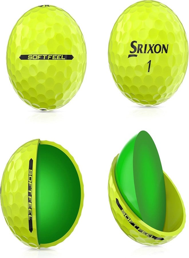 Srixon Soft Feel Golf Balls, Soft Feel 13, Yellow - Image 4