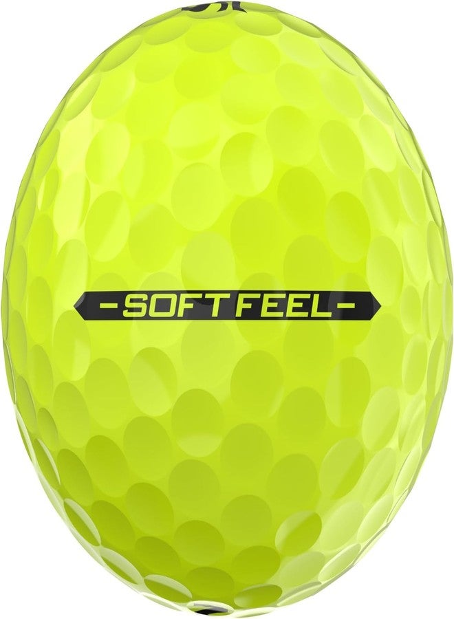 Srixon Soft Feel Golf Balls, Soft Feel 13, Yellow - Image 3
