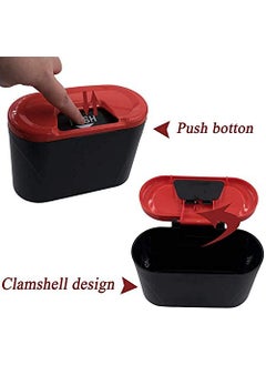 Gvnd Gvnd Car Trash Universal Travel Auto Car Trash Can Bin Bag Rubbish Garbage Holder Tool Mini Nets Stowing Portable Car Dustbin Multicolor  - Image 5