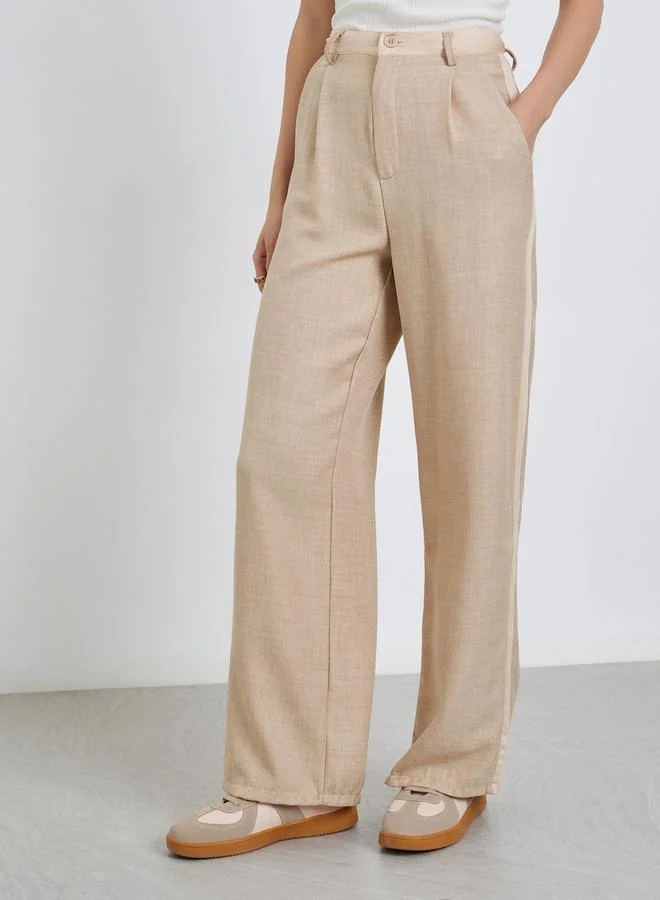 تايك تو Take Two Linen Look Relaxed Fit Pants