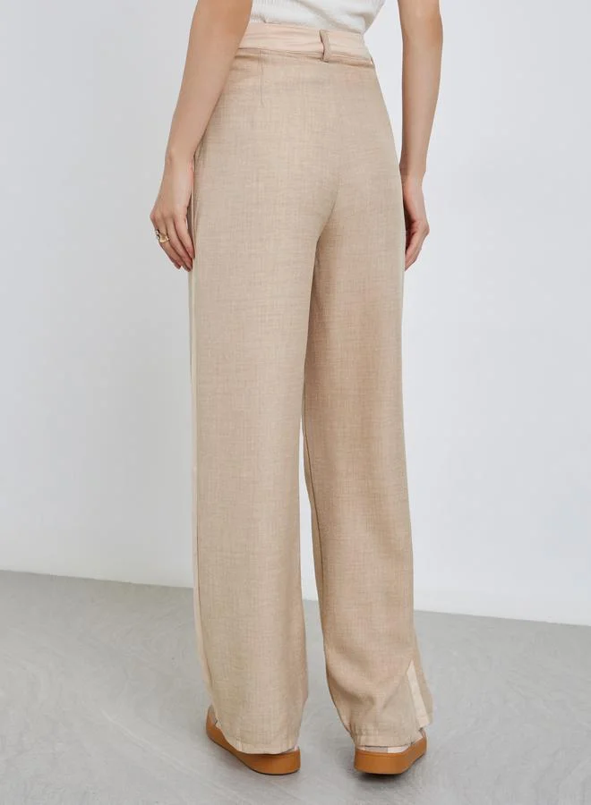 Take Two Take Two Linen Look Relaxed Fit Pants