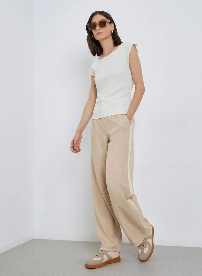 تايك تو Take Two Linen Look Relaxed Fit Pants