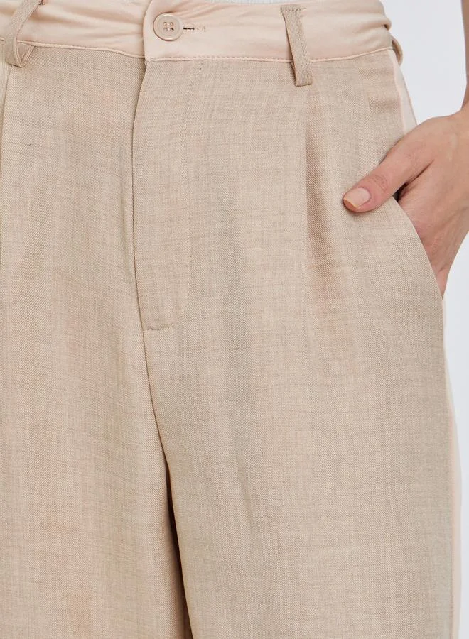 Take Two Take Two Linen Look Relaxed Fit Pants
