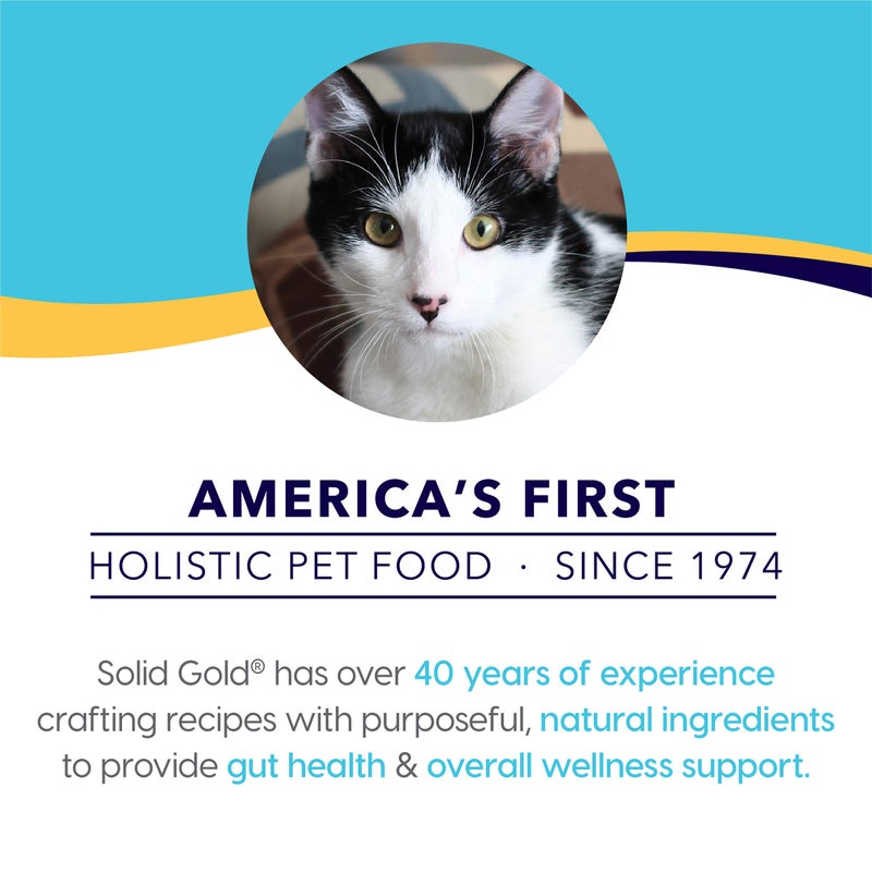 Solid Gold Bone Broth Cat Food Topper - Lickable Wet Food with Protein Shreds for Hydration - Easy to Serve Gravy Bone Broth for Cats - Chicken - 12 Pack - Image 4