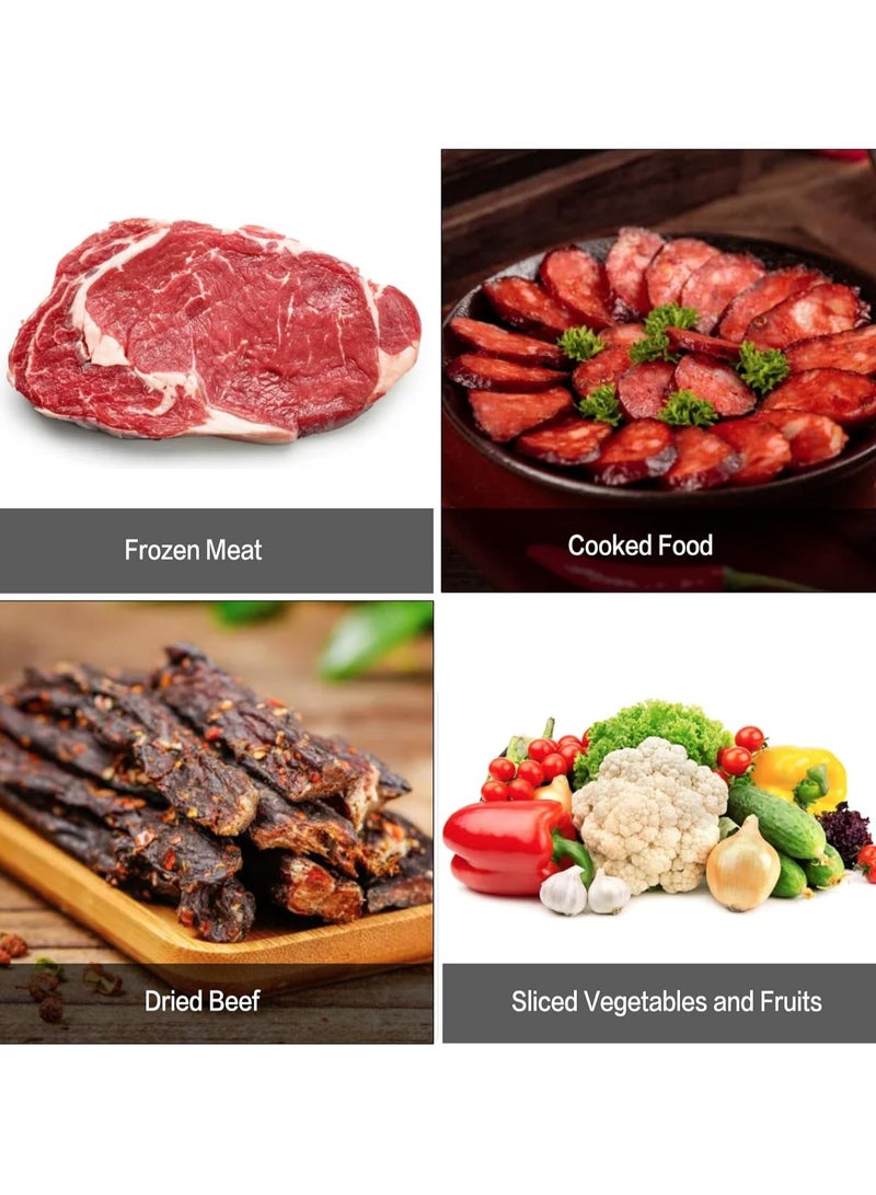 AROAQ Frozen Meat Slicer - Goldocean Stainless Steel Meat Cutter Beef Mutton Roll Manual Meat Slicer for Hot Pot BBQ Food Vegetable Medicinal Materials Slicer Slicing for Home Cooking - Image 5