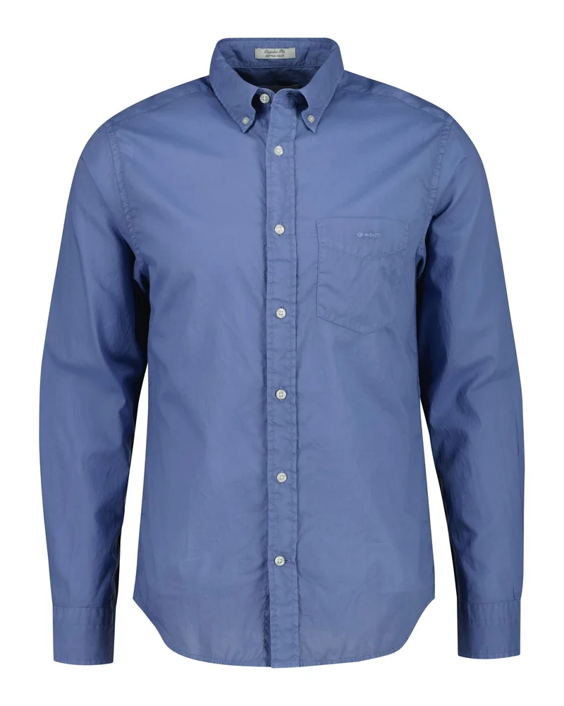 GANT Regular Fit Garment-Dyed Cotton Voile Shirt