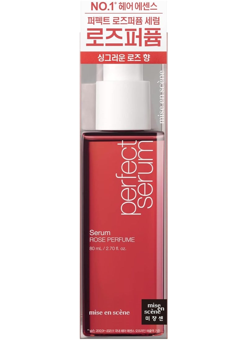 Mise En Scène Mise En Scene Perfect Rose Perfume Serum for Damaged, Bleached Hair 80ml  - Image 2