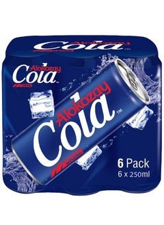 Alokozay Cola Soft Drink Cans 6 x 250ml  - Image 1