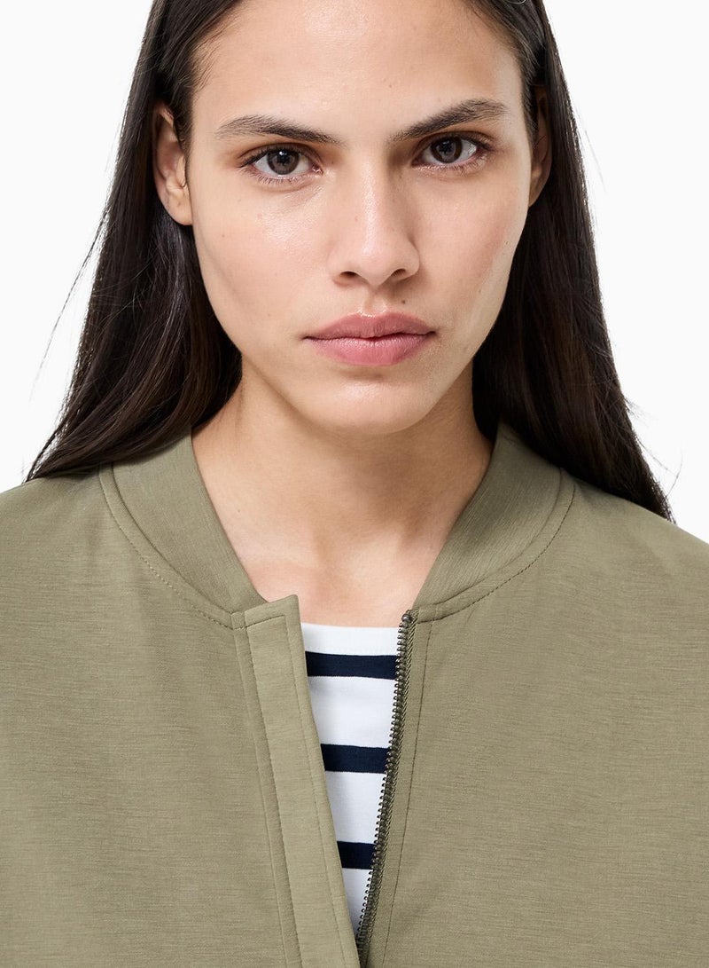 French Connection Wren Longsleeve Zip Through Bomber - Image 3