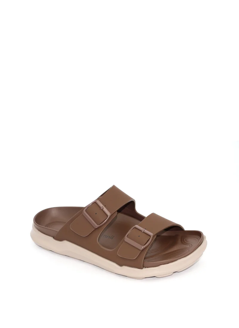 جيومني Jack1 Traditional Arabic Sandals for Men – Comfortable Leather Slip-On Design – Perfect for Everyday Wear & Occasions -Brown
