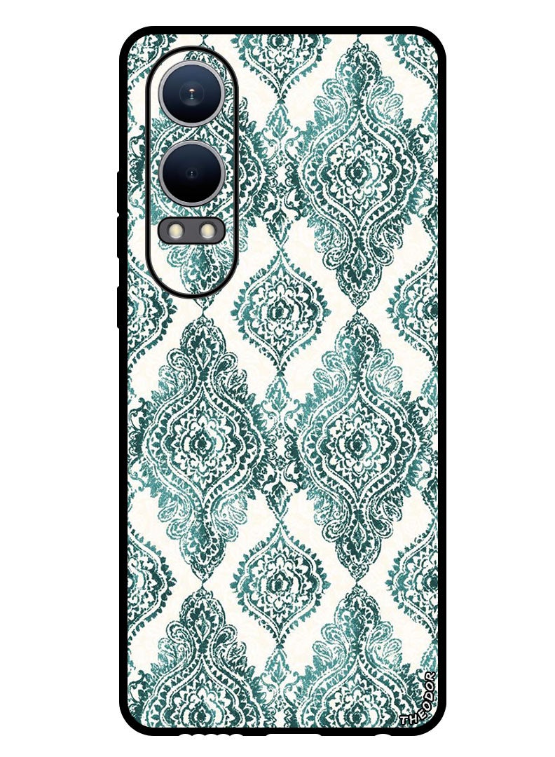 Theodor Protective Case Anti Scratch Shock Proof Bumper Cover For OnePlus Nord CE4 Lite Green Pattern - Image 1