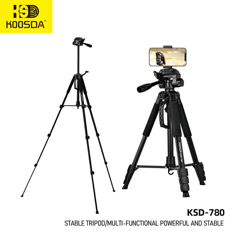 KOOSDA KSD-780 1.5M Heavy-Duty Tripod – Versatile and Reliable Support - Image 1