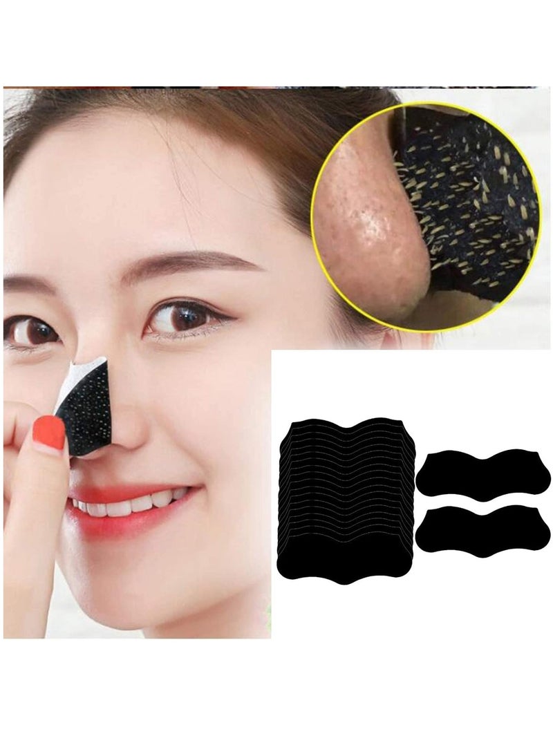 30pcs Blackhead Nose Patchs Nose Acne Remover Strips Deep Cleansing Nose Pore Stickers for Use on Nose, Forehead and Chin  - Image 4