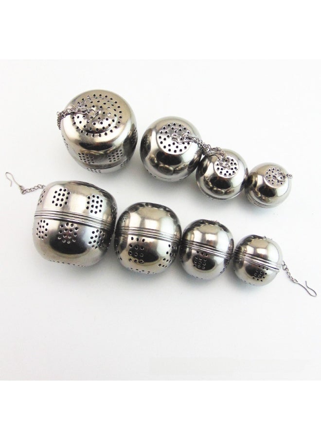 Generic - Stainless Steel Heart-shaped Tea Ball Strainer Five-star Tea Leach Bag Kitchen Utensils Infuser Clip-Color:5.5 Mesh Tea Clip 201 Material - Image 1
