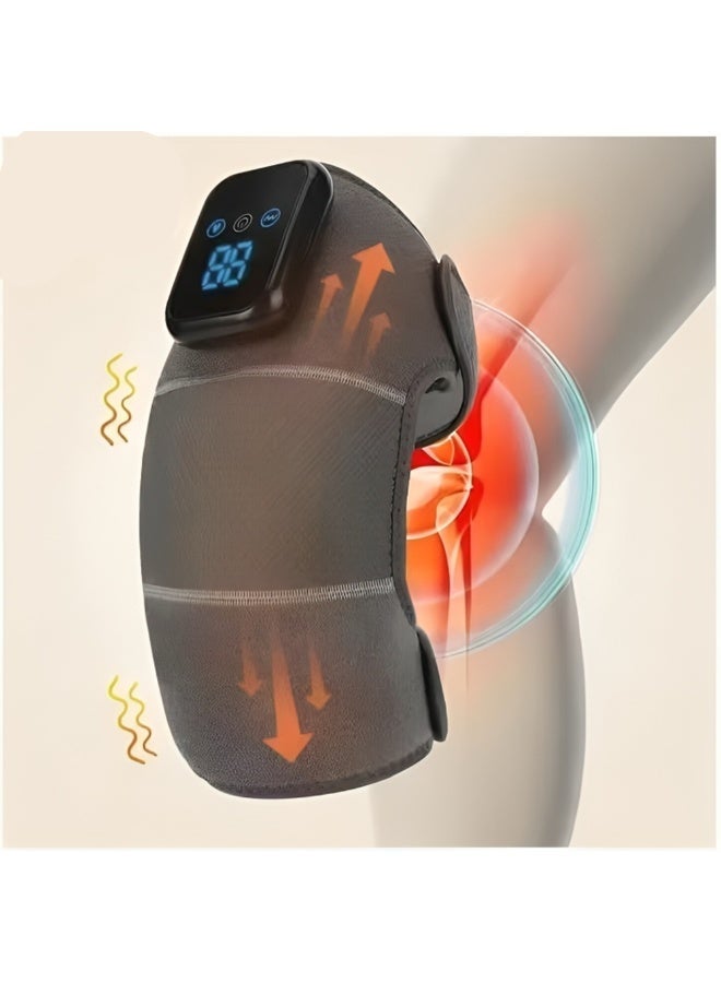 Relax Smart Electric Knee Massager with USB Heating, Vibration & Infrared Hot Compress – Therapy Pad for Knee, Elbow, and Shoulder Joint Pain Relief, Portable Heated Massage Support Brace - Image 1