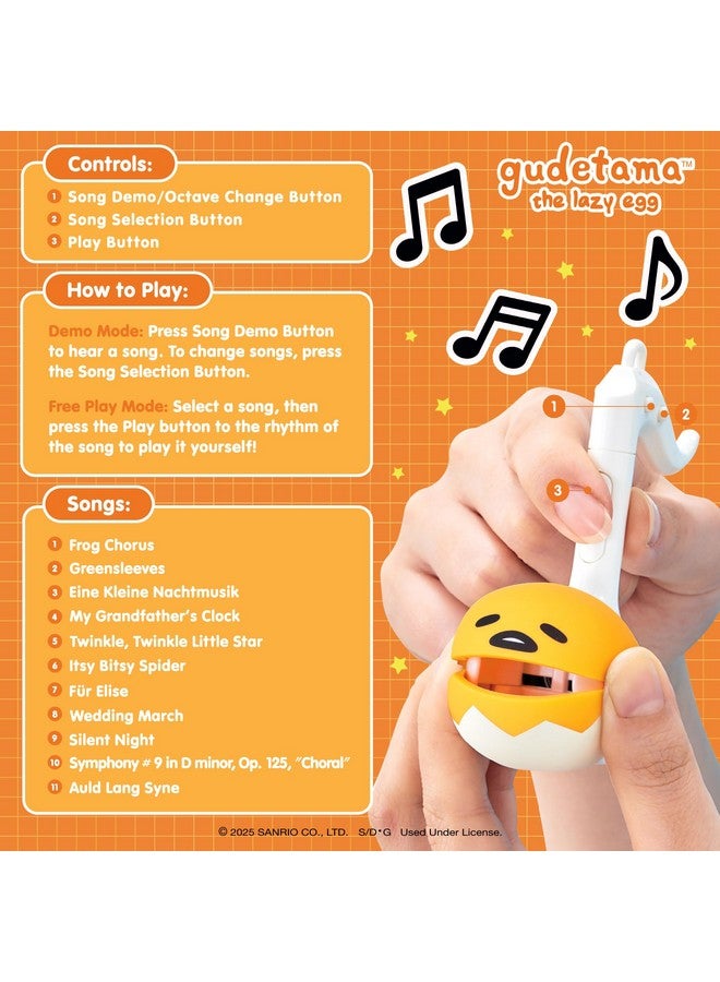 Otamatone أوتاماتون لحن غوديتاما آلة موسيقية إلكترونية محمولة / لعبة سينثسايزر من اليابان بواسطة مايوا دينكي (مرخصة رسميًا غوديتاما البيضة الكسولة) [تعليمات باللغة الإنجليزية] - Image 4