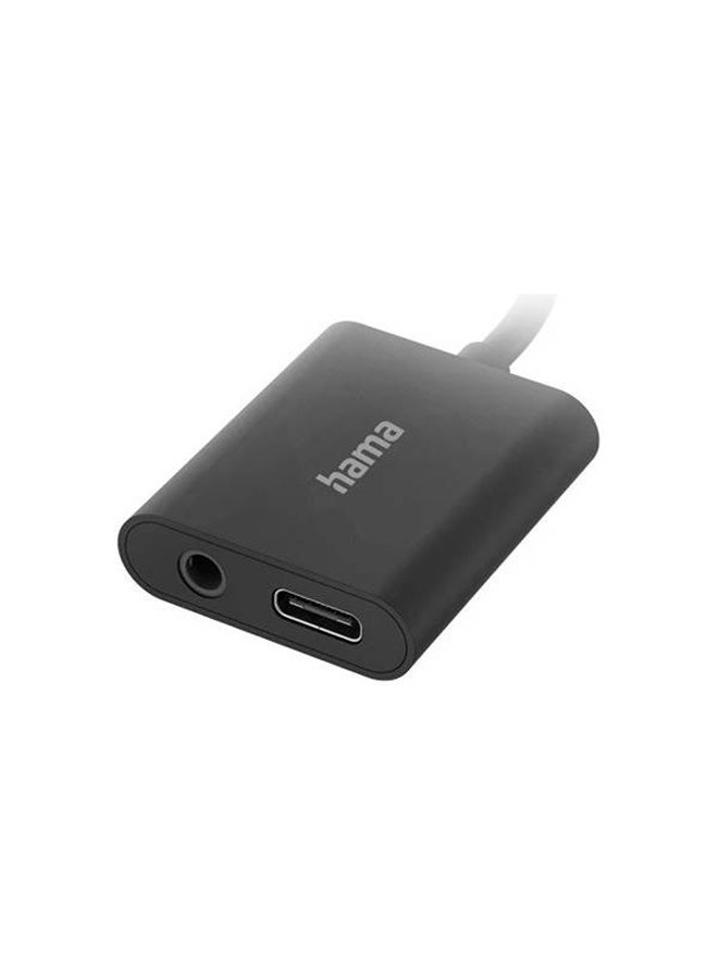 Hama 200319 Audio Adapter, 2 in 1, USB-C Plug - 3.5 mm Jack/USB-C Socket, - Image 2