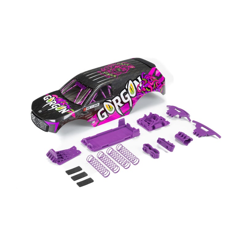 ARRMA Gorgon Painted Decaled Body Set Purple ARA402350 - Image 3