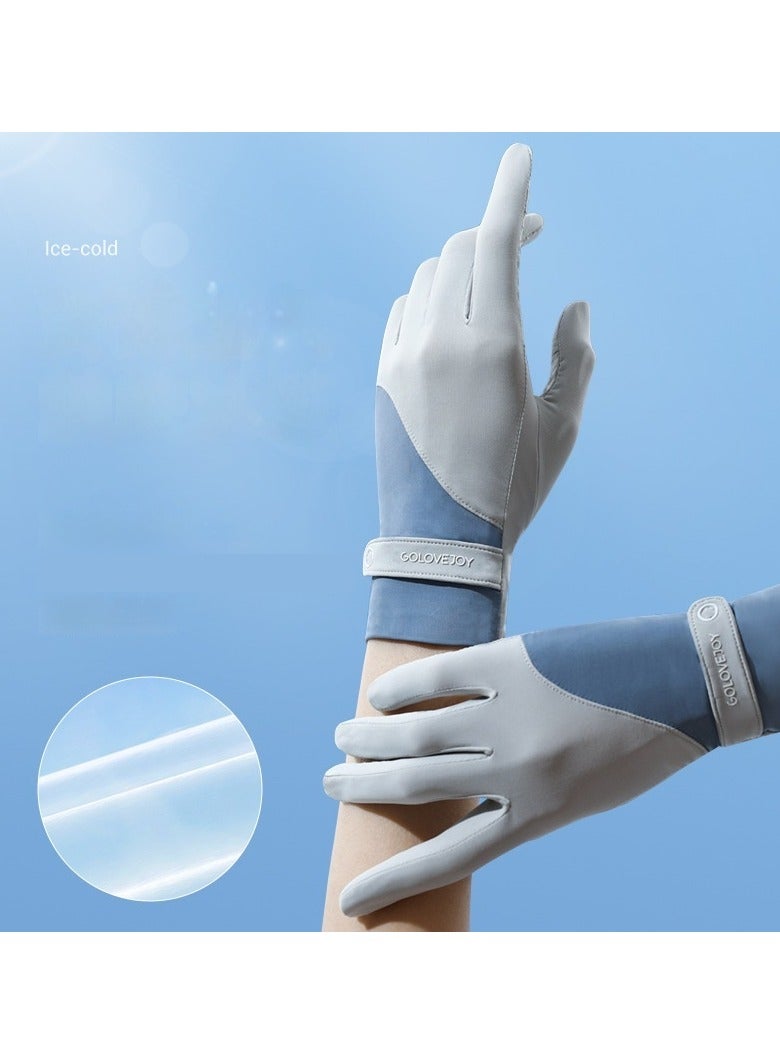 جولوف جوي قفازات نسائية للحماية من الشمس، لممارسة الرياضات الخارجية، وركوب الدراجات والدراجات الكهربائية، رفيعة - Image 3