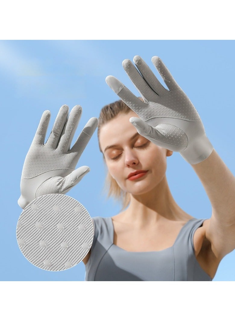 جولوف جوي قفازات نسائية للحماية من الشمس، لممارسة الرياضات الخارجية، وركوب الدراجات والدراجات الكهربائية، رفيعة - Image 4