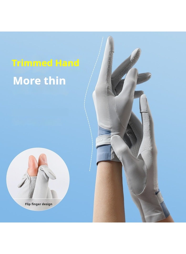 جولوف جوي قفازات نسائية للحماية من الشمس، لممارسة الرياضات الخارجية، وركوب الدراجات والدراجات الكهربائية، رفيعة - Image 5