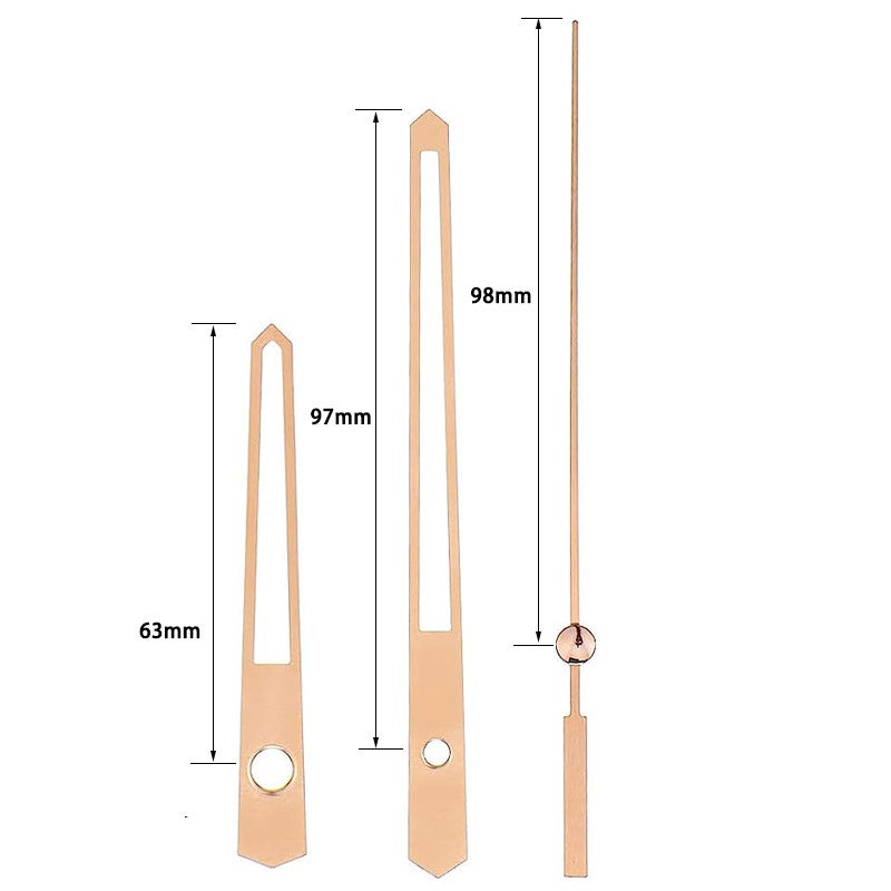 14 Styles Metal Clock Hands DIY Movement Repair 8035 Rose Gold 