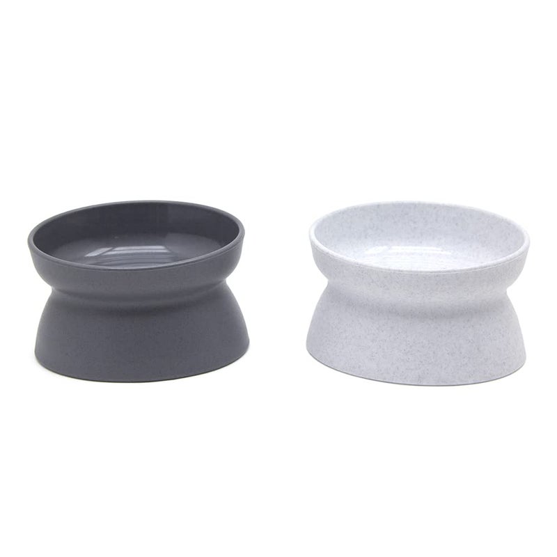 Kitty City Raised Cat Bowls, Small Bowl 2pk (Modern) - Image 1