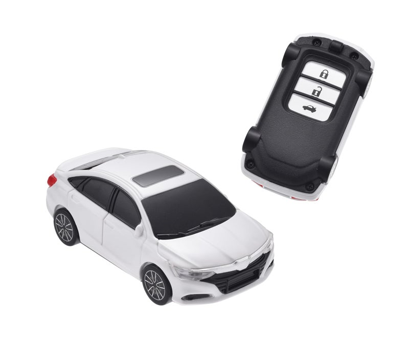 TopGrit for Honda Key Fob Cover Key fob case compatible with Honda Accord Civic CRV Pilot Odyssey Passport Smart Remote Key White - Image 3