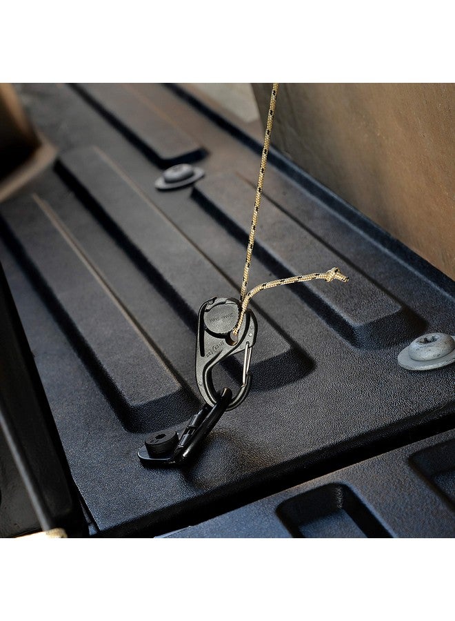 نايت آيز مشد حبل كام جام من نايت إيزي - مشد حبل للربط مع مشبك حلقة تثبيت - مشد حبل خفيف الوزن متعدد الاستخدامات لإكسسوارات التخييم ومعدات المشي لمسافات طويلة - عبوة من 4 قطع - Image 4