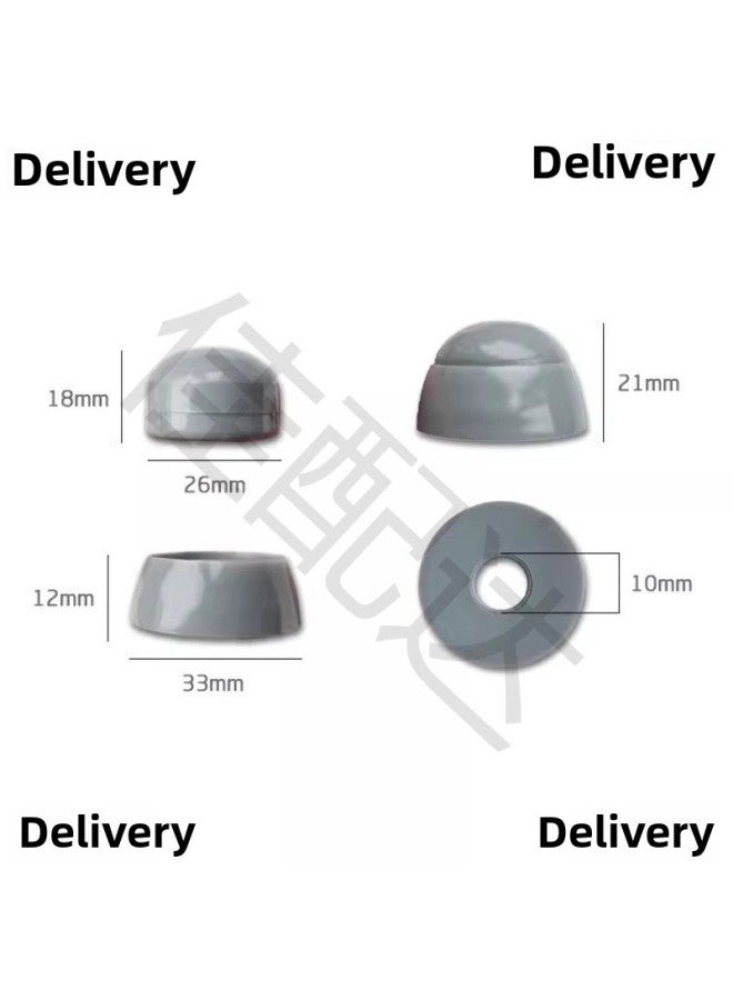Playground Children's Playground Naughty Castle Nut Cap Slide Slide Plastic Plastic Bolt Protective Cover Wire Cap-Color:White - 25 Caps - Image 4
