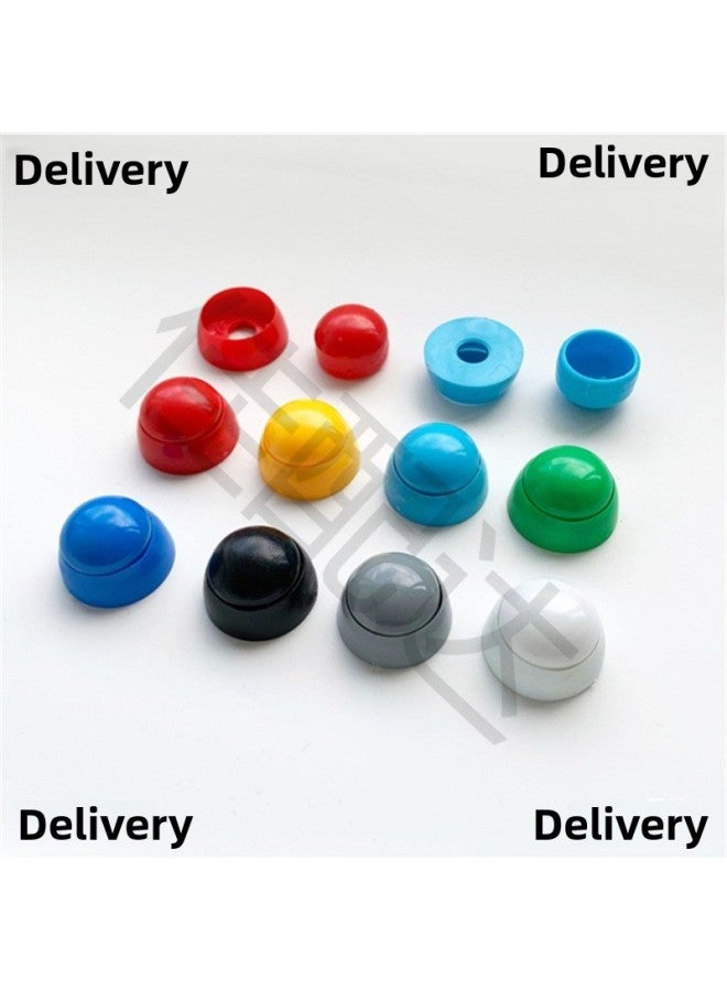 Playground Children's Playground Naughty Castle Nut Cap Slide Slide Plastic Plastic Bolt Protective Cover Wire Cap-Color:White - 25 Caps - Image 5