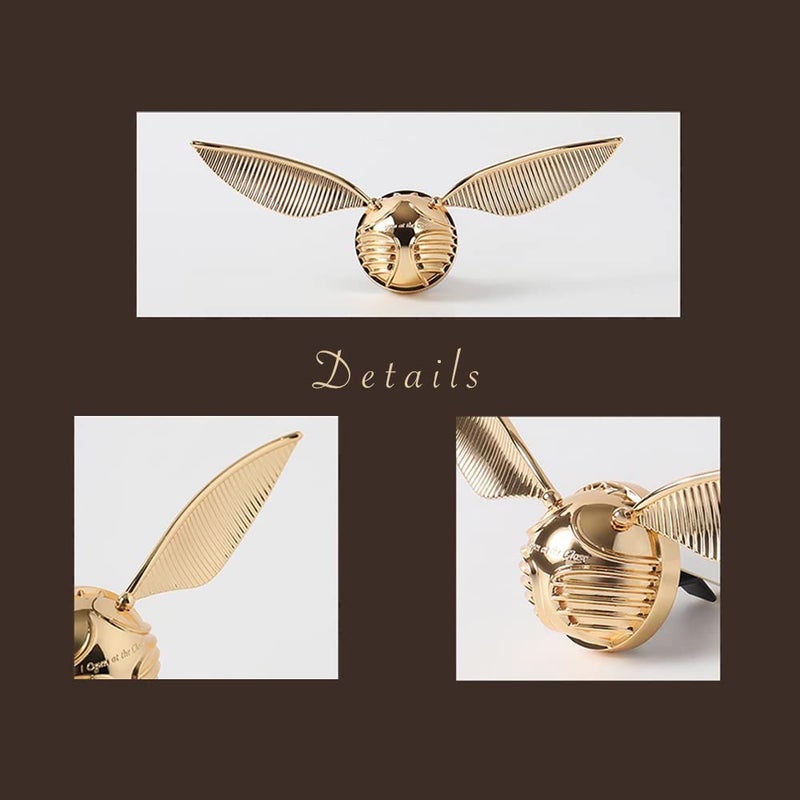 Car Fragrance Diffuser with Vent Clip in Golden elf Style Design, Automotive Air Freshener Purifier Solid Perfume for Car Home Office,2 Aromatherapy Tablets Included (Gold) - Image 3