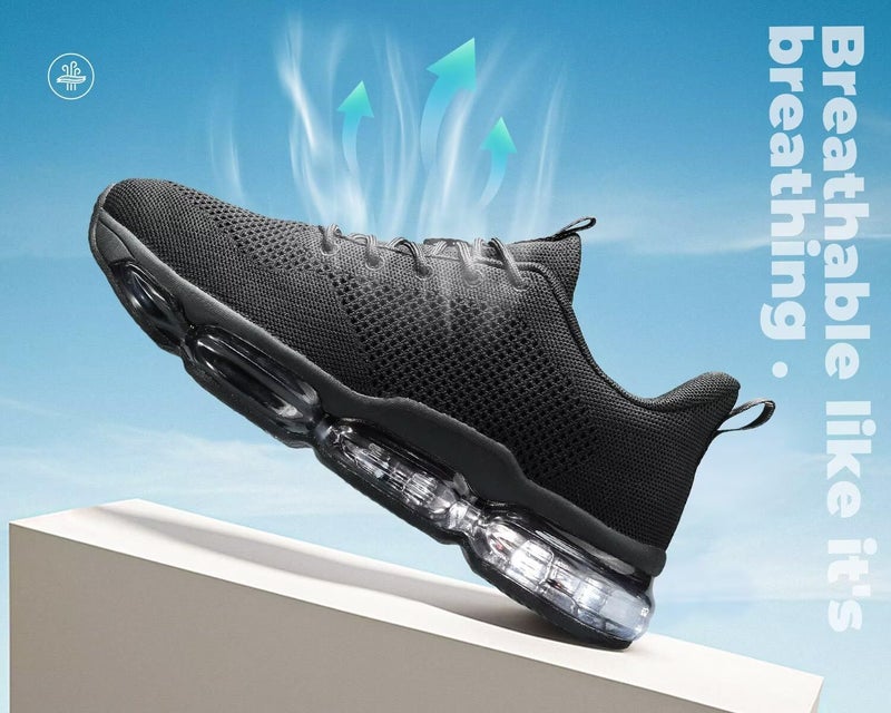 Socviis Men's Air Cushion Running Shoes Breathable Tennis Fashion Sneakers Non Slip Workout Casual Sport Gym Training Soft Sole Walking Shoes - Image 5