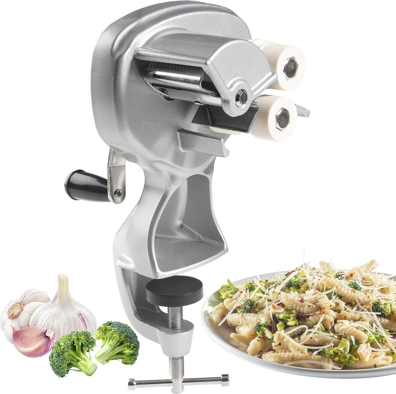 CucinaPro Cavatelli Maker Machine with Easy Clean Rollers - Authentic Gnocchi and Pasta Seashells Maker with Recipes - Image 1