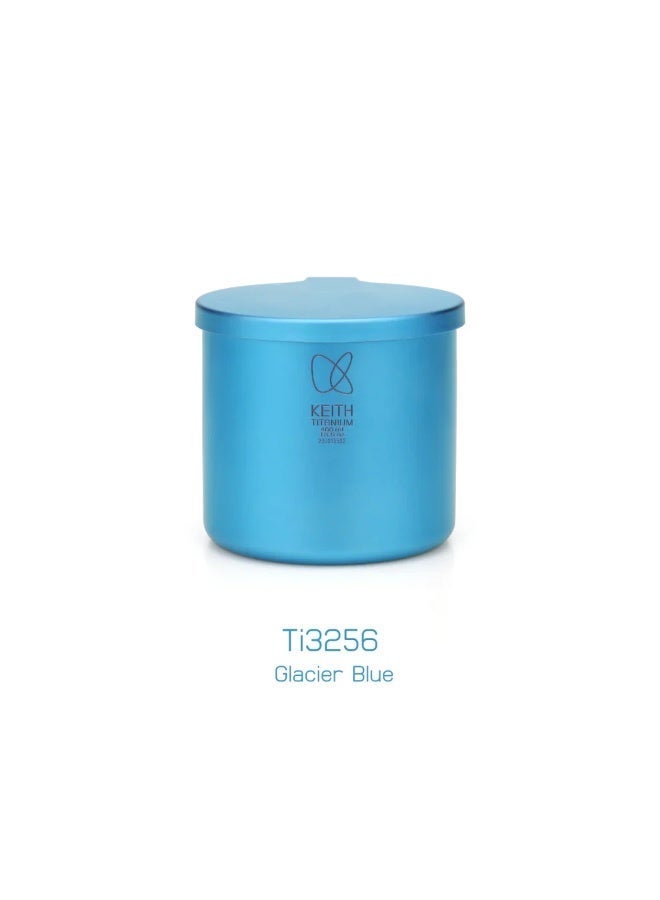 KEITH Titanium CC Colorful Mug Glacier Blue, Double-Wall Titanium Coffee Mug 400ml Lightweight Thermal Cup - Image 1