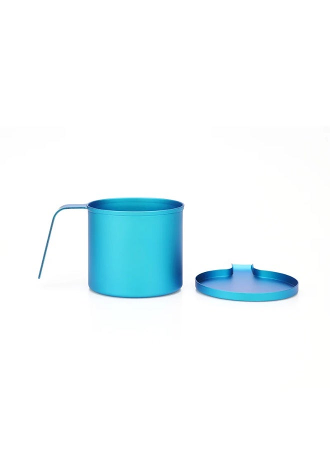 KEITH Titanium CC Colorful Mug Glacier Blue, Double-Wall Titanium Coffee Mug 400ml Lightweight Thermal Cup - Image 2
