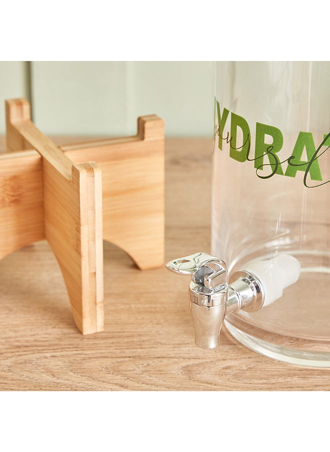 Home Box Harmony Glass beverage Dispenser with Stand - 4000 ml  - Image 3