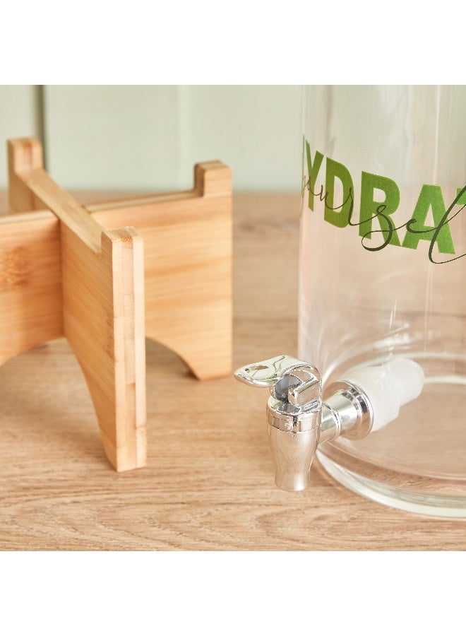 Home Box Harmony Glass beverage Dispenser with Stand - 4000 ml - Image 4