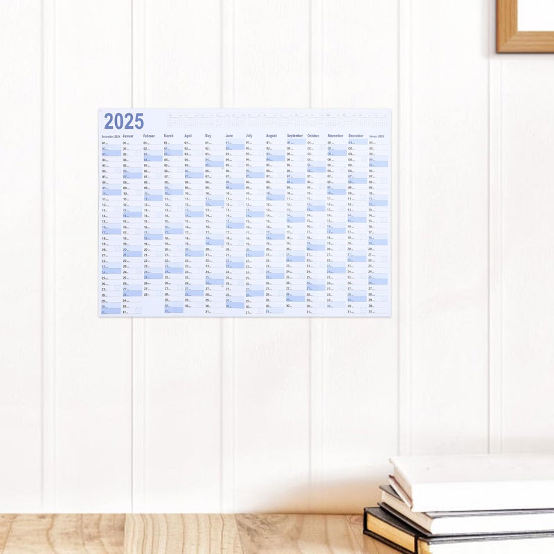 2025 Hanging Wall Calendar English Monthly Planner For Home Office Organization - Image 5