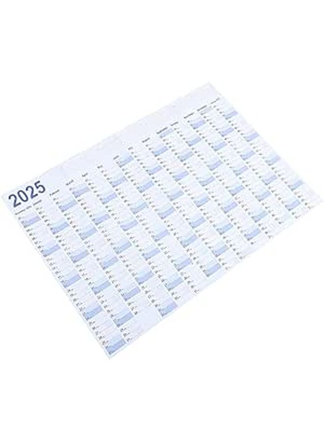 2025 Hanging Wall Calendar English Monthly Planner For Home Office Organization - Image 1