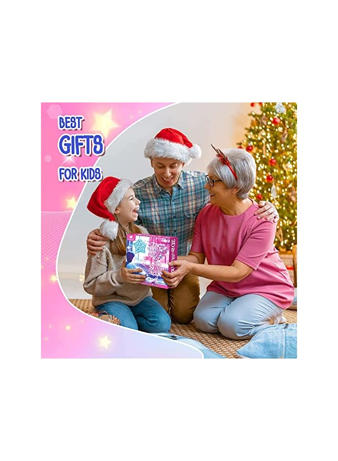 The Bros 3D String Art Kit for Kids, Craft Kits for Kids Age 7-12 Gifts for 7-12 Year Olds Girls Arts and Crafts for Kids Age 7 8 9 10 11 12 Toys for 7 8 9 10 11 12 Year Old Girls DIY Lantern Toys - Image 4