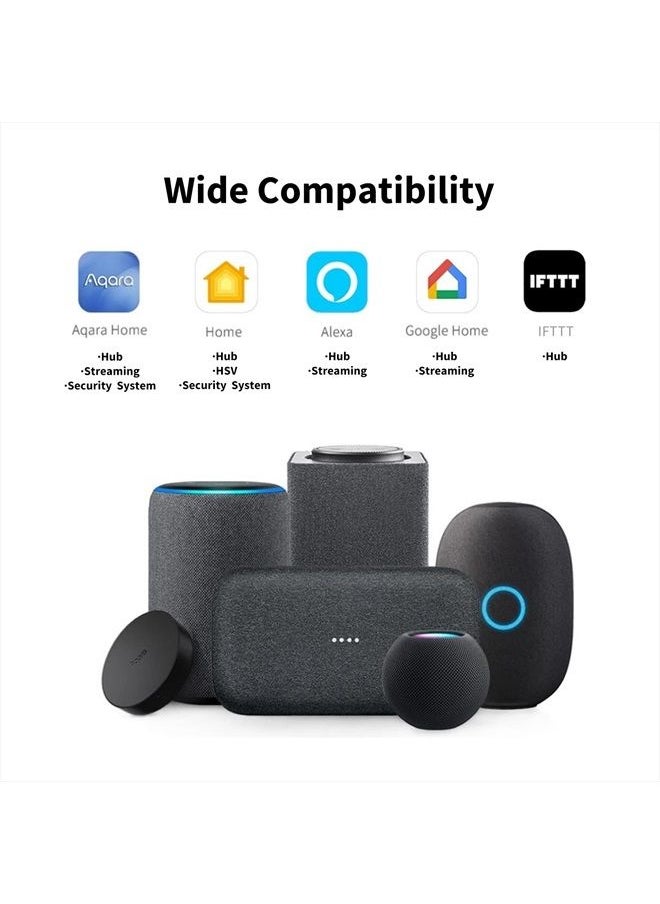 Aqara - Security Camera Hub Indoor G2H Pro, 1080p HD HomeKit Secure Video Indoor Camera, Night Vision, Two-Way Audio, Zigbee Hub, Plug-in Cam Compatible with Alexa, Google Assistant, Works with IFTTT - Image 1