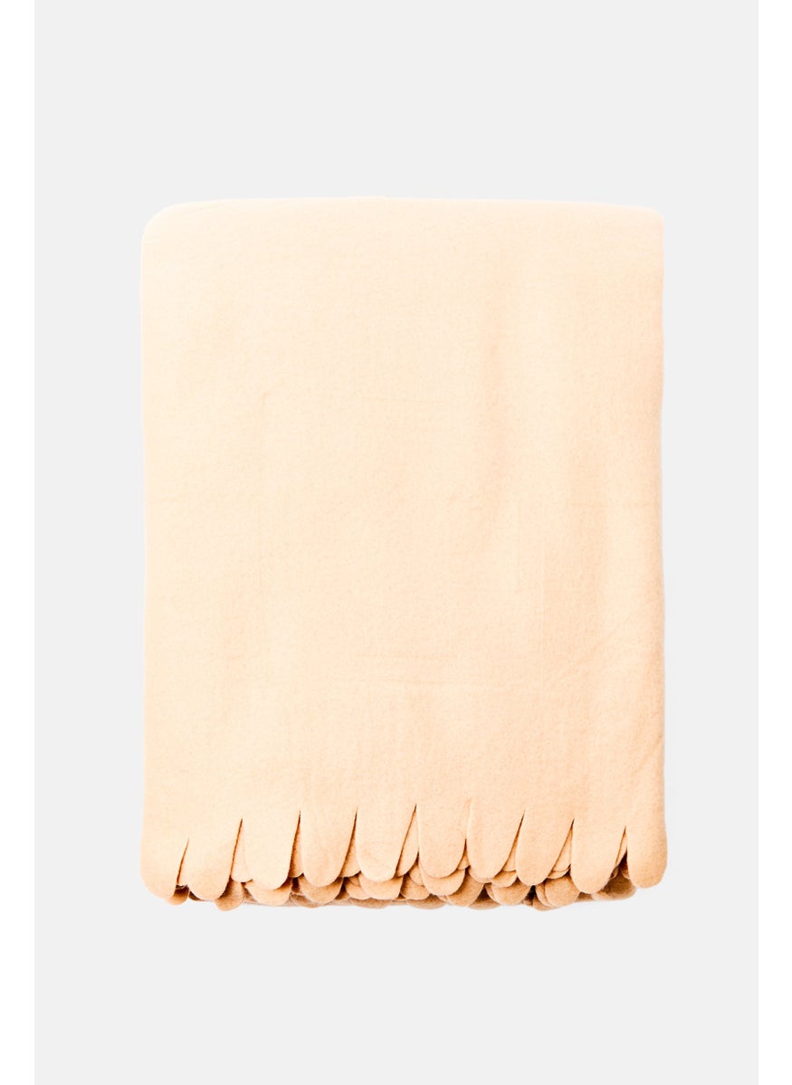 Nanette lepore Polar Fleece Blanket 150 x 200 cm, Dark Tan  - Image 1