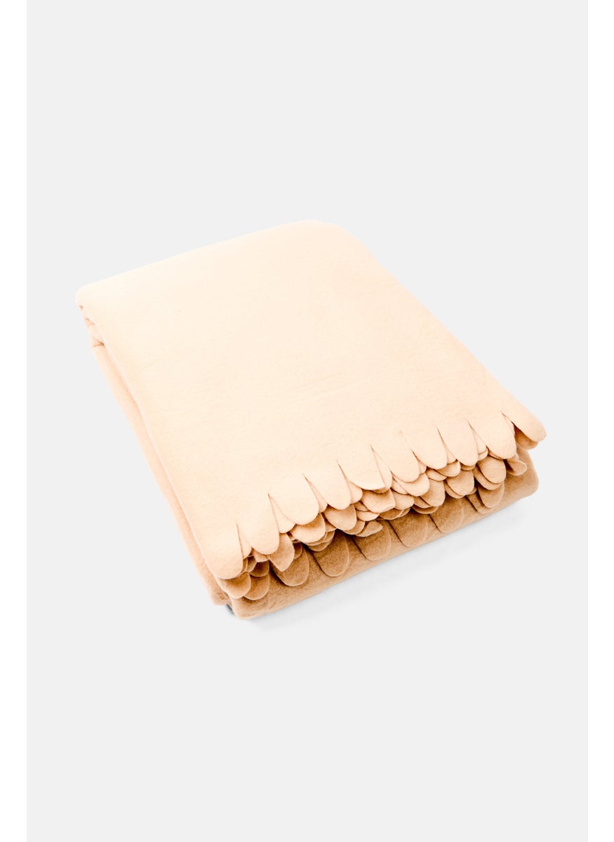 Nanette lepore Polar Fleece Blanket 150 x 200 cm, Dark Tan  - Image 2